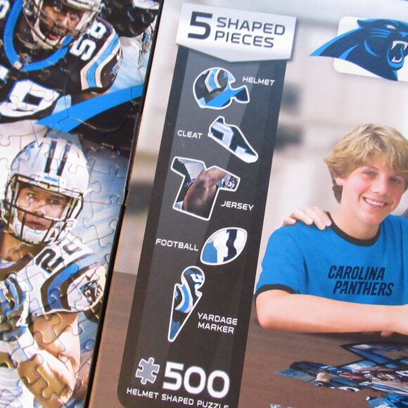 Carolina Panthers Shaped Puzzle - Picture 9 of 16
